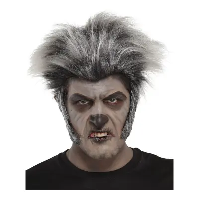 Varulv Grå Peruk - One size