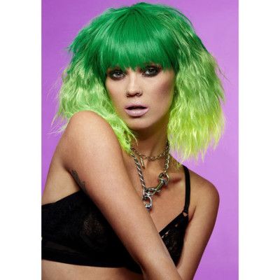 Venus Envy™ Trash Goddess™ Peruk Grön