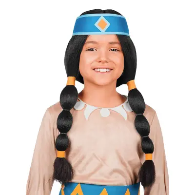 Yakari Regnbåge Barn Peruk - One size