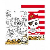 8 st Pirat Godispåsar - Piratfest