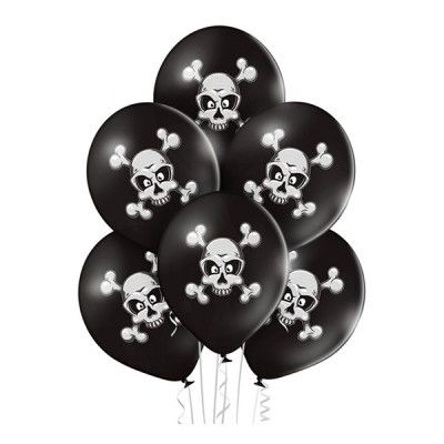 Ballonger Döskallar Premium - 6-pack