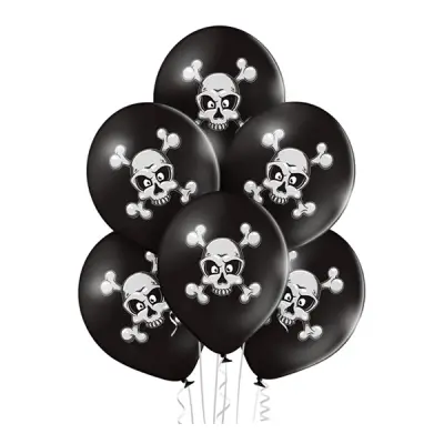 Ballonger Döskallar Premium - 6-pack