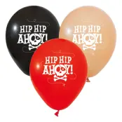 Ballonger Pirat Hip Hip Ahoy - 6-pack