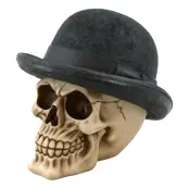 Dödskalle med Plommonstop