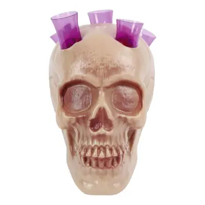 Dödskalle med Shotglas