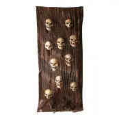 Dörrdekoration Tyg med 10 Döskallar