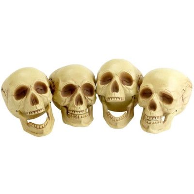 Döskallar Dekoration 4st