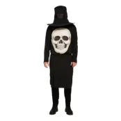 Döskalle med Jätteansikte Maskeraddräkt - One size