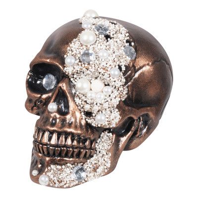 Döskalle med Pärlor Prop