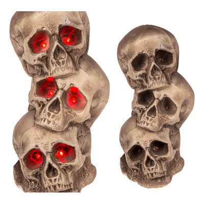 Döskalletorn med LED-Belysning