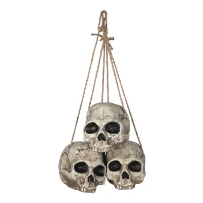 Döskalletrio i Snöre Dekoration