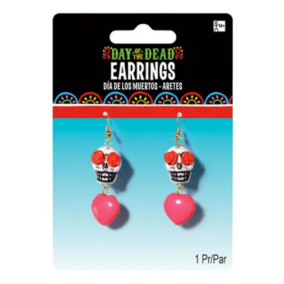 Day of the Dead Döskallar Örhängen - 2-pack