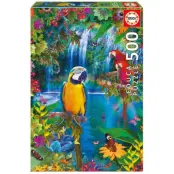 Educa Bird Tropical Land Pussel 500 bitar - Educa -  Leksaksaffären