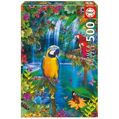 Educa Bird Tropical Land Pussel 500 bitar - Educa -  Leksaksaffären