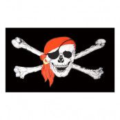 Flagga Jolly Roger med Scarf