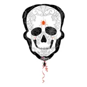 Folieballong Döskalle