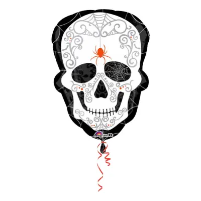 Folieballong Döskalle