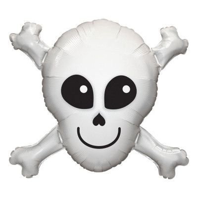 Folieballong Glad Döskalle