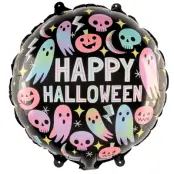 Folieballong"HAPPY HALLOWEEN"Rund 45cm