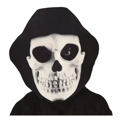 Gigantisk Döskalle med Huva Mask - One size