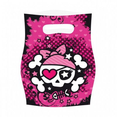 Godispåsar rosa pirat 6-pack