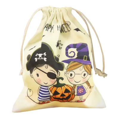 Halloween Godispåse i Tyg - Pirat