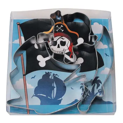 Kakform Piratskepp - 3-pack