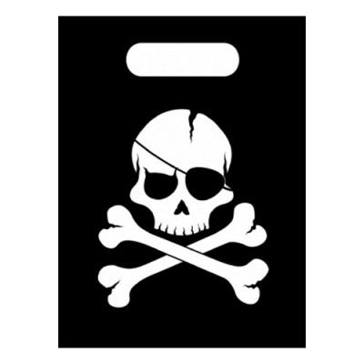 Partypåse Jolly Roger - 6-pack