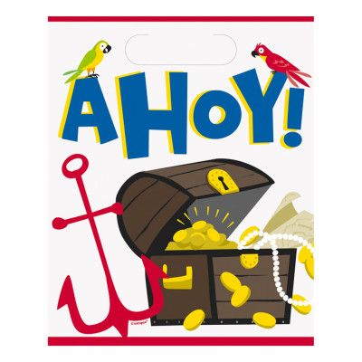Kalaspåsar Pirat Ahoy - 8-pack