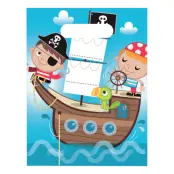 Kalaspåsar Piratbarn - 6-pack