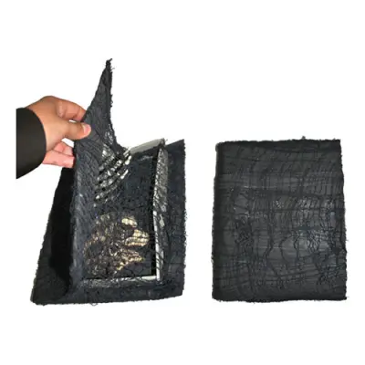 Läskig Bok med Döskalle och Ljus - 34 cm