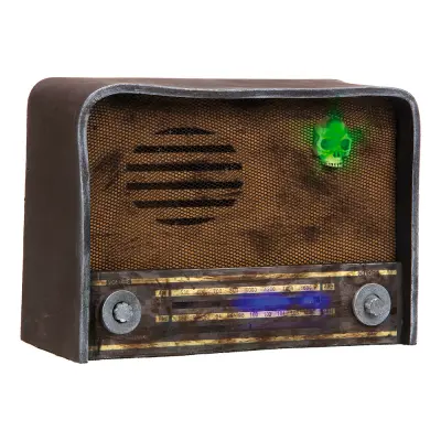 Läskig Retro Radio med Ljud & Ljus