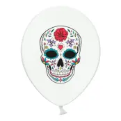 Latexballonger Dia de los Muertos - 50-pack