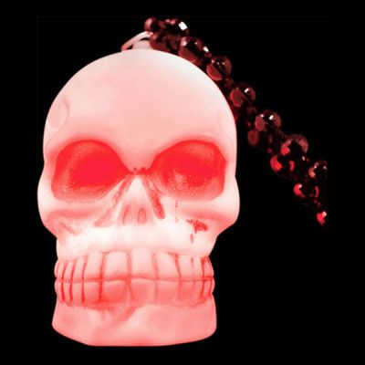 LED Halsband Döskalle