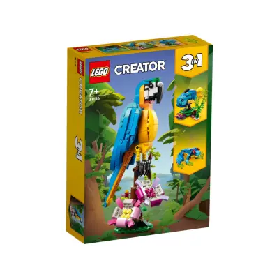 LEGO® Creator 3in1 Exotisk papegoja 31136 - LEGO -  Leksaksaffären