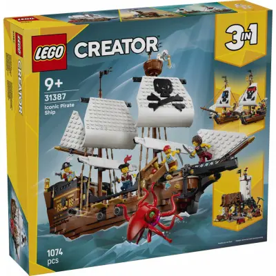 LEGO® Creator 3in1 Ikoniskt piratskepp 31387 - LEGO -  Leksaksaffären