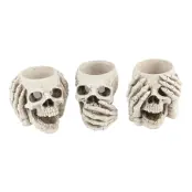 Ljushållare Döskallar - 3-pack