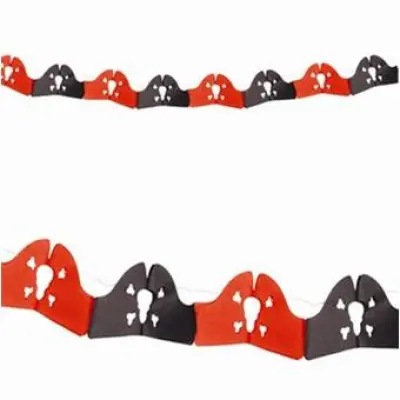 Minibanderoll pirat 200 cm