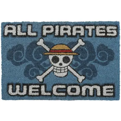 One Piece - Anime Dörrmatta - All Pirates Welcome - för None - flerfärgad