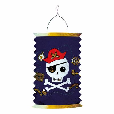 Papperslykta Pirate Map