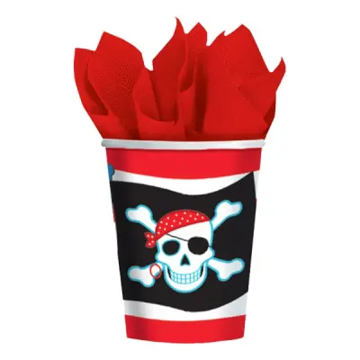 Pappersmuggar Jolly Roger - 8-pack