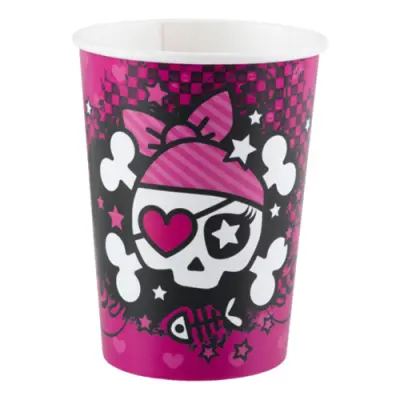 Pappersmuggar Pirat Rosa - 8-pack