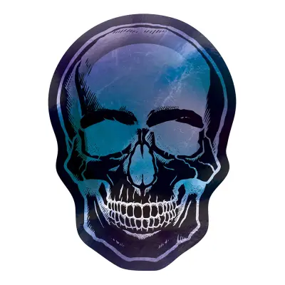 Papperstallrikar Formade Boneshine Fever - 8-pack