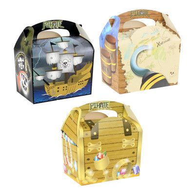 Partybox i Papp Pirat - 1-pack