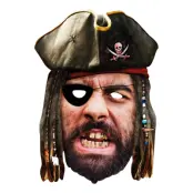 Pirat Pappmask