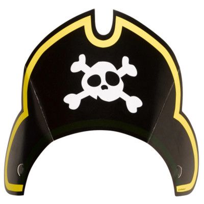 Pirat Partyhattar Papper 8-pack