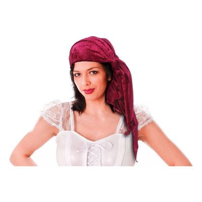 Piratbandana Röd Sammet - One size