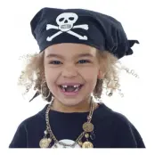 Piratbandana Svart - One size