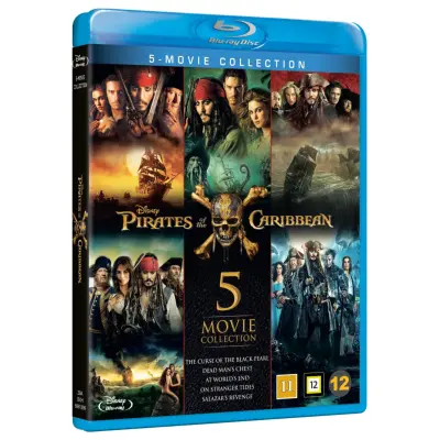 Pirates Of The Caribbean 1 To 5 Box