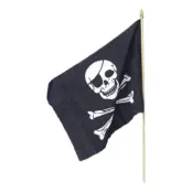 Piratflagga på Pinne